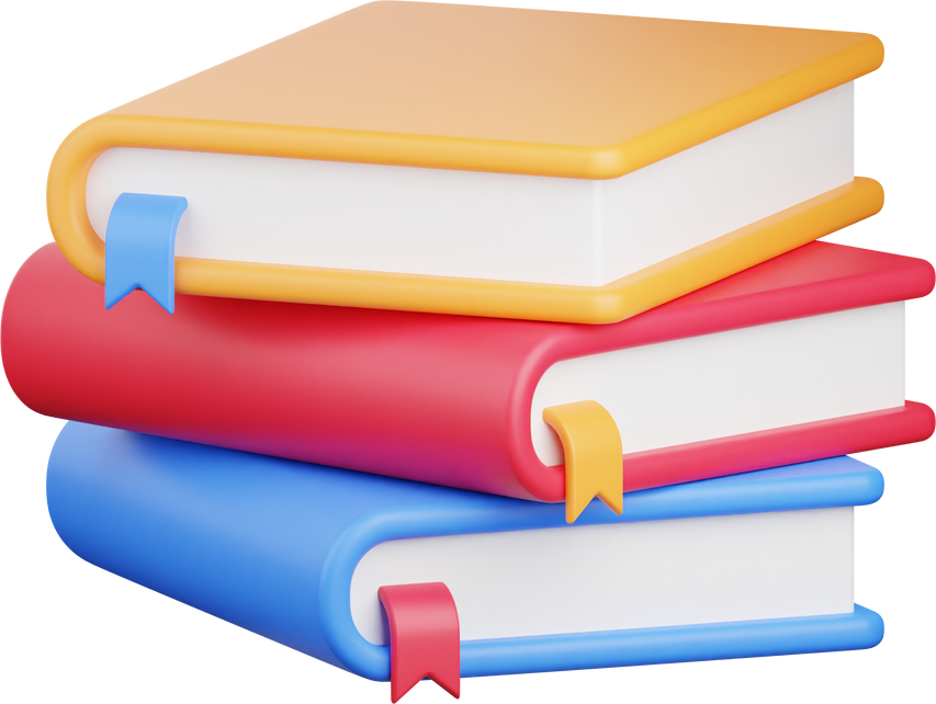 Books 3D Icon