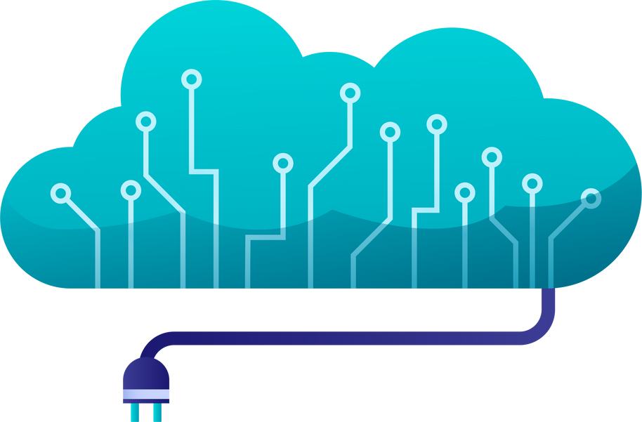 Artificial intelligence icon element design illustration. AI technology and cyber icon element. Futuristic technology service and communication artificial intelligence concept