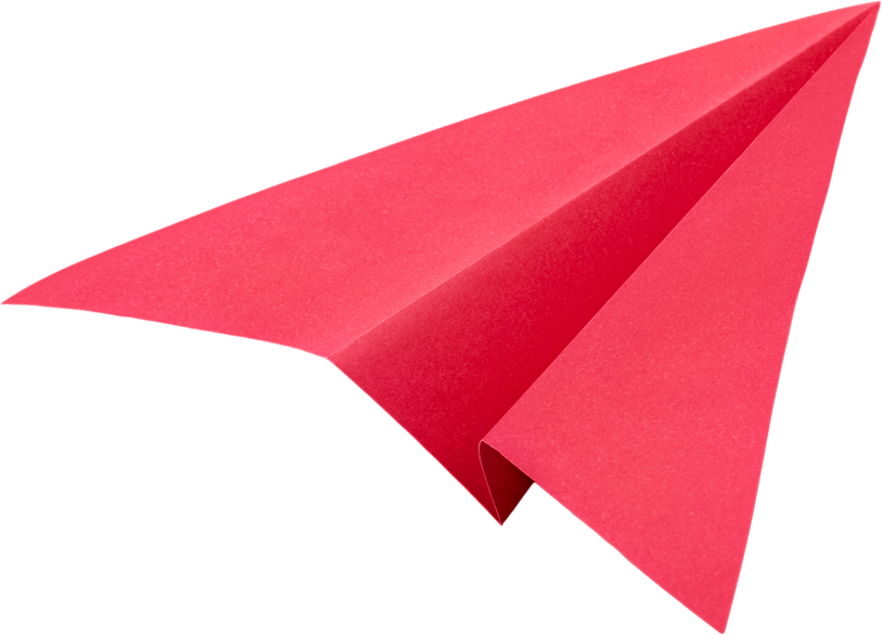 Paper Plane Cutout